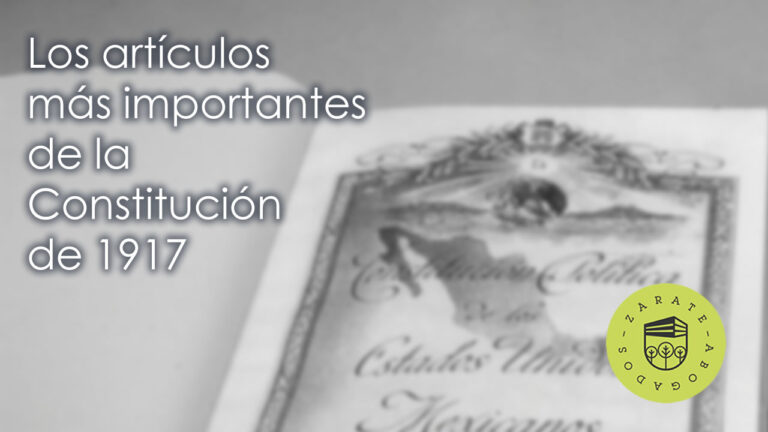 Artículos destacados - constitución 1917