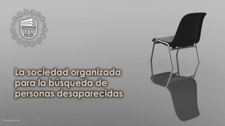 La sociedad organizada para la búsqueda de personas desaparecidas