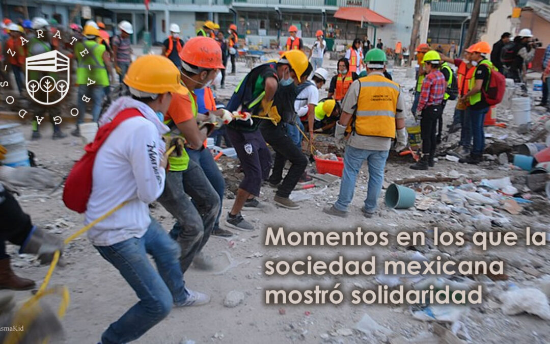 Momentos en los que la sociedad mexicana mostró solidaridad