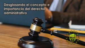Desglosando el concepto e importancia del derecho administrativo