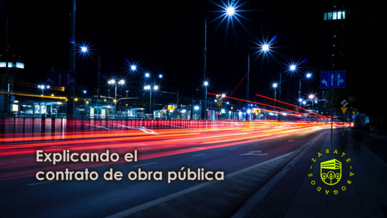Explicando el contrato de obra pública
