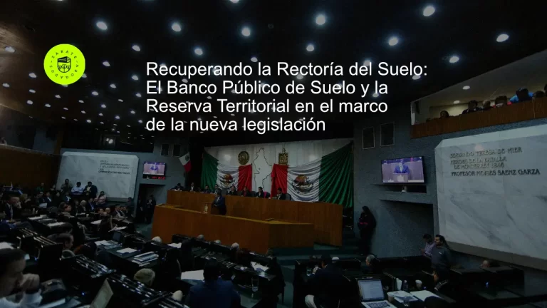 El Banco Público de Suelo y la Reserva Territorial en el marco de la nueva legislación